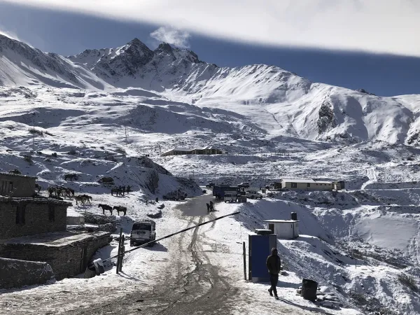 Bus Station At Muktinath