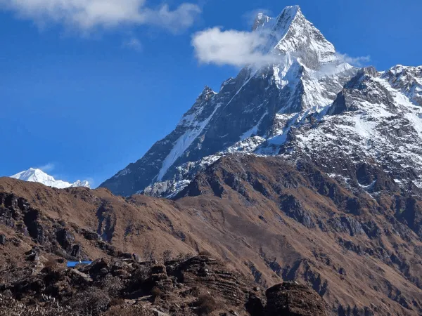 Fishtail View From High Camp