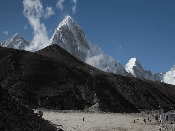 Incredible View Of Mount Pumori Seen From Gorakshep