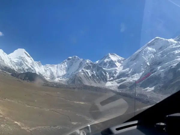 Mountain View From Helicopter