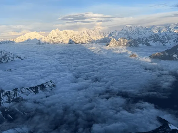 Stunning Mountain Views Over The Clouds