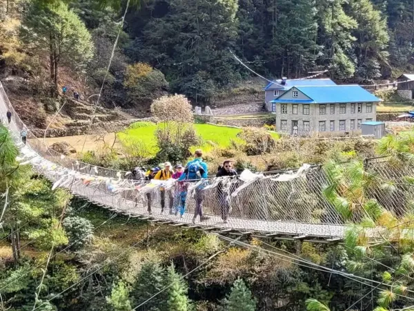 Suspension Bridge Everest Trek