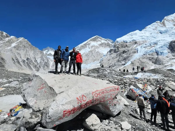 Taking Photo In Everest Base Camp