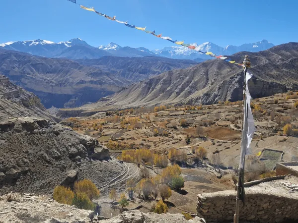 Upper Mustang Trek Route