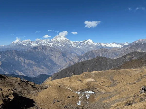 View From Khopra Ridge Trek
